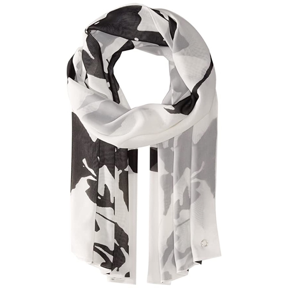 CALVIN KLEIN PRINT LIGHTWEIGHT SCARF - Picture 3 of 3